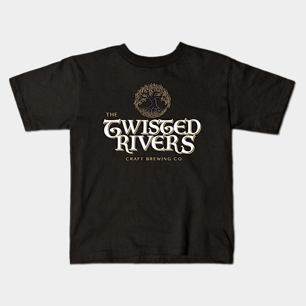 TwistedRiversBrewCo2 Kids T-Shirt by JohnnyBlaze